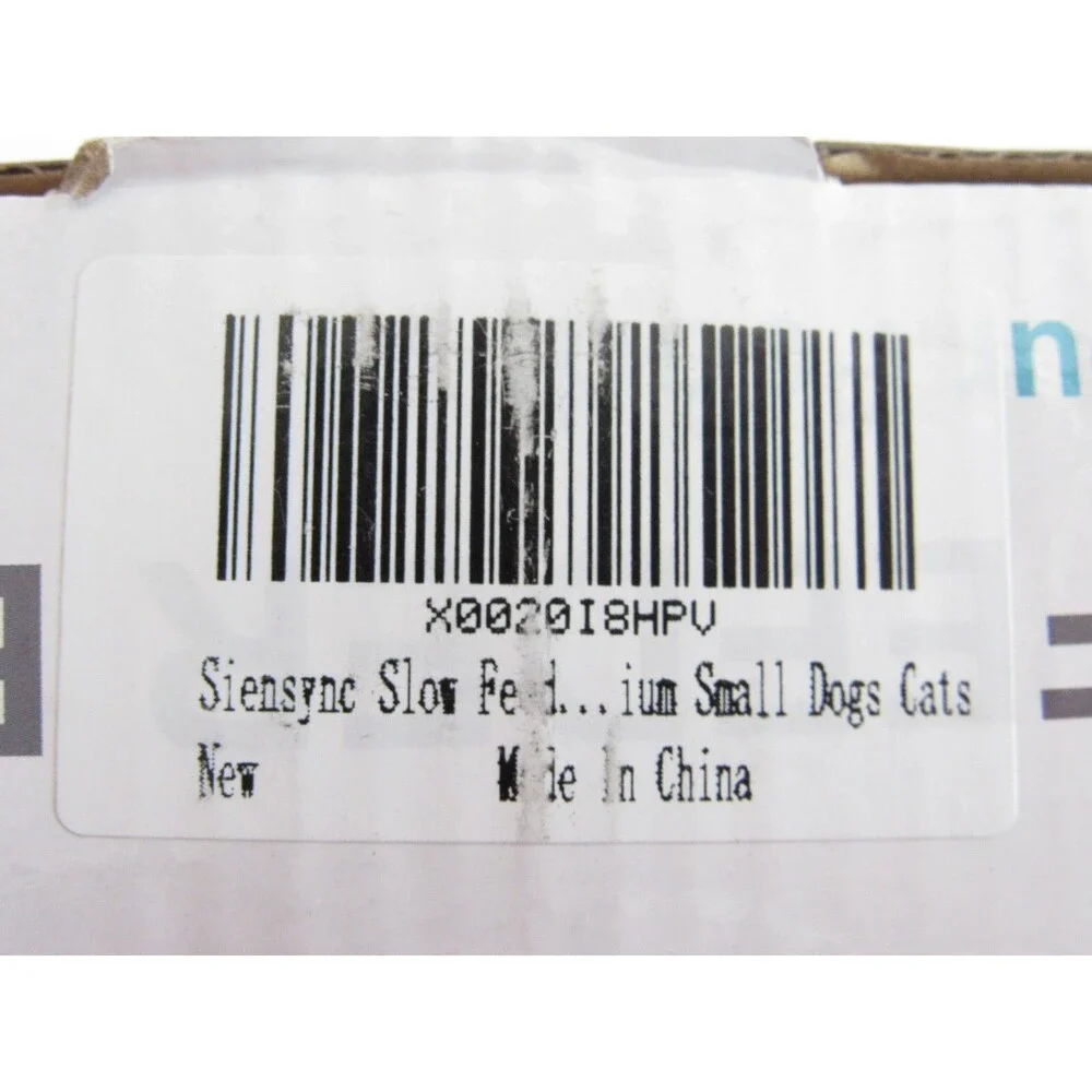 Dog Bowl Siensync Slow Feeder Medium Size Puppy/Adult 2 Cup NIB